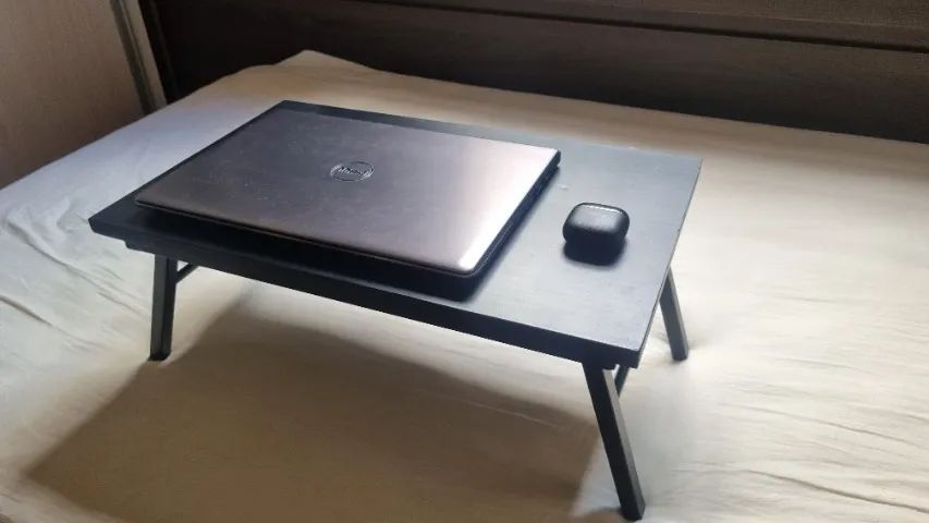 Mesa de colo dobrável - toda em madeira