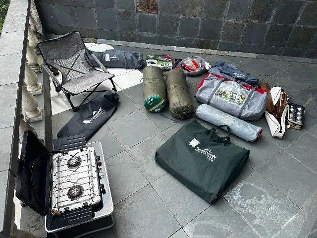 Equipamentos de acampamento