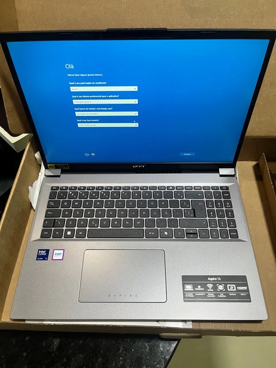 Notebook Acer aspire 16 Nunca utilizado - Foto 2