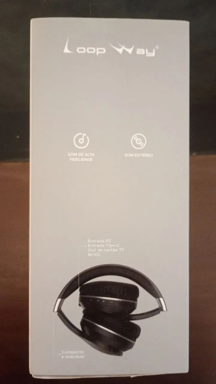 Headphone sem fio Loop Way CH168 Black - Fone de ouvido - Bluetooth - Foto 3