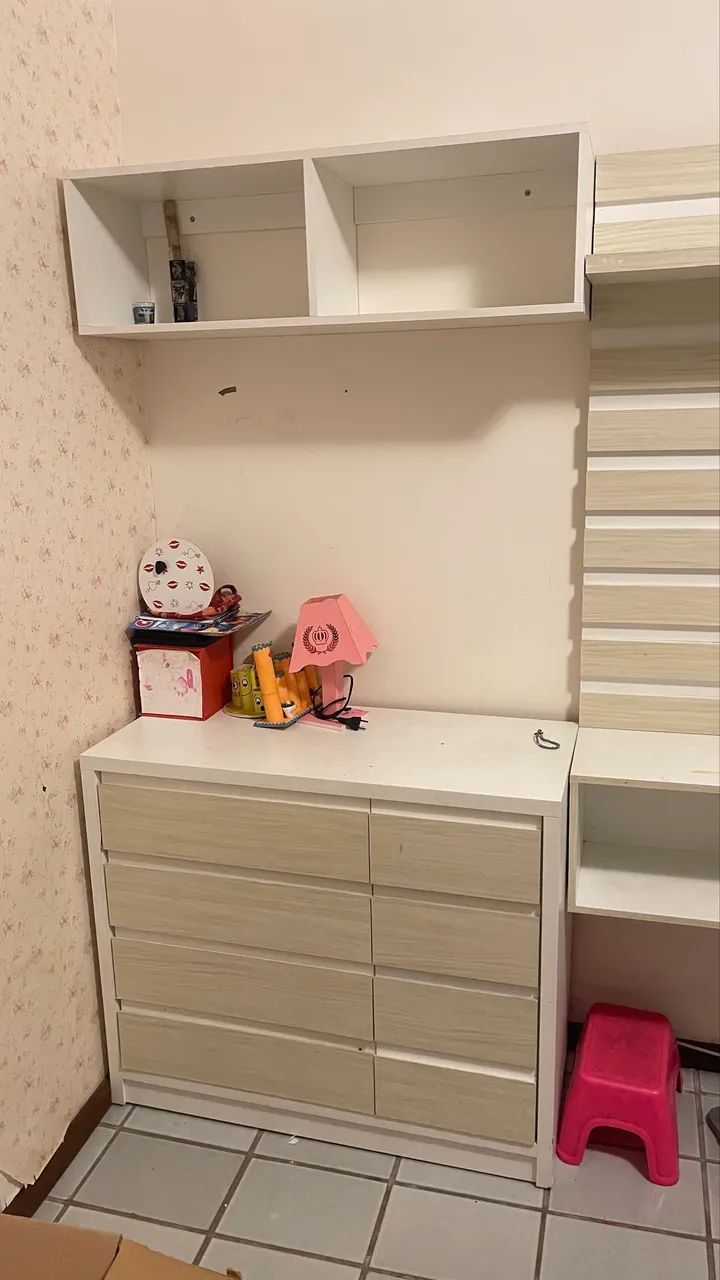Painel de parede + cômoda. 64985885477633122