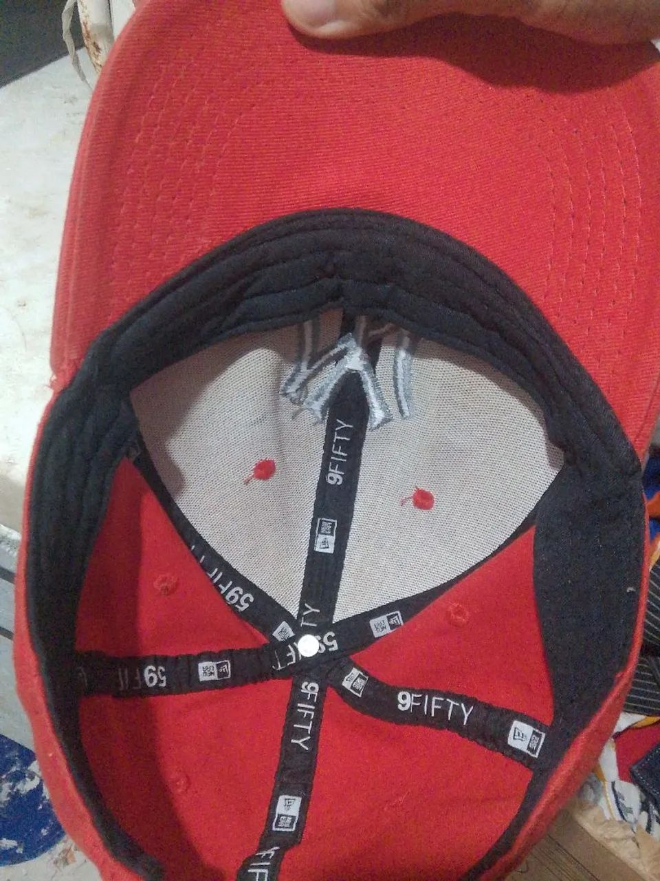 Boné vermelho NY original  - Foto 3