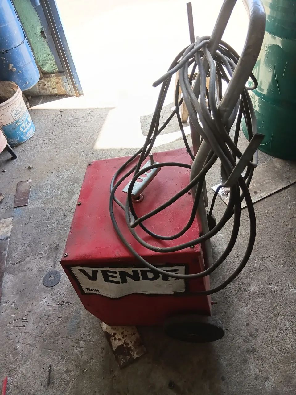 Máquina de solda usada