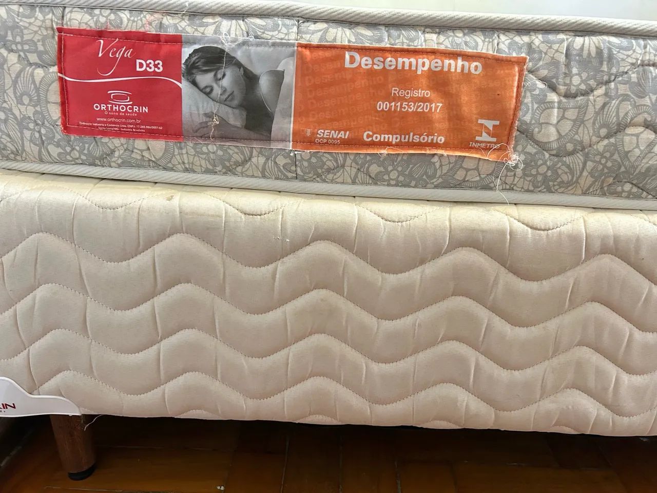 VENDO COLCHÃO E BOX ORTHOCRIN VEGA D33 - Foto 2