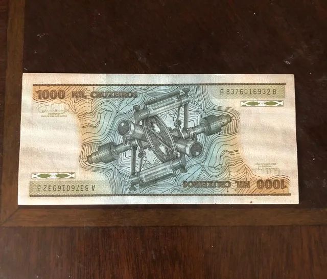Cédula de 1000 cruzeiros- ano 1985 - Foto 2
