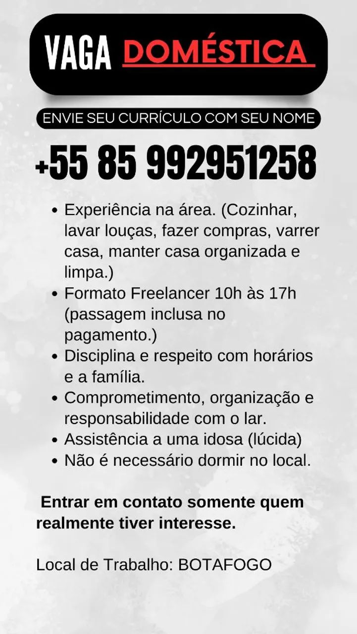 DOMÉSTICA em Botafogo (2000)