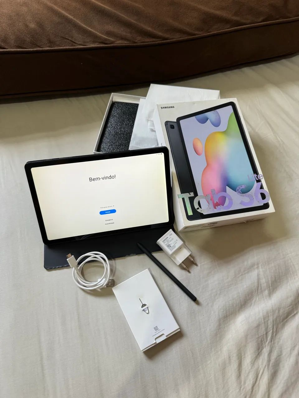 Tablet Samsung s6 lite impecável ( aceita trocas) - Foto 3