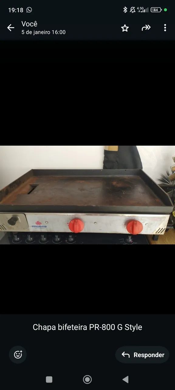 Chapa bifeteira PR-800 G Style