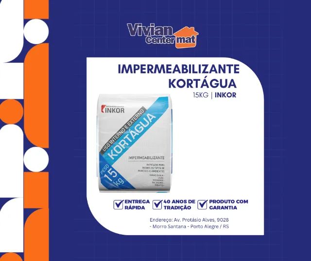 Impermeabilizante Kortágua 15kg Inkor