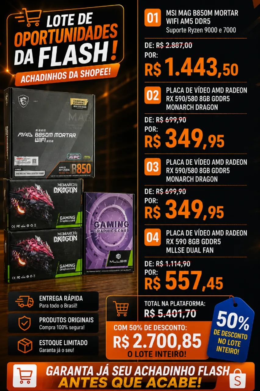 Achadinhos da Flash - Placa de Video!