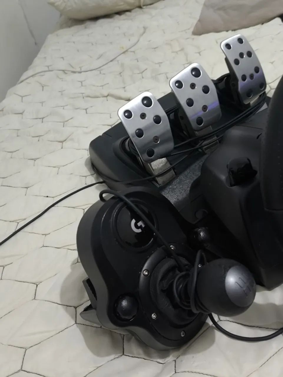 Volante Logitech g920 com câmbio  - Foto 3