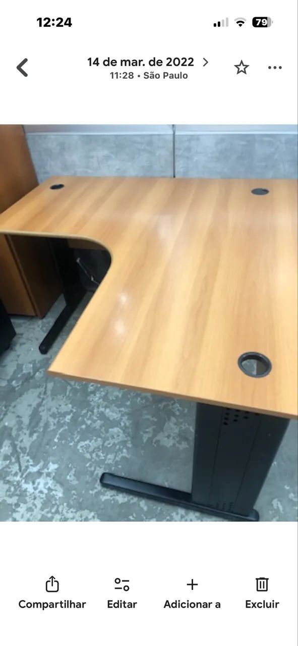 Mesa de escritório em L - Foto 4