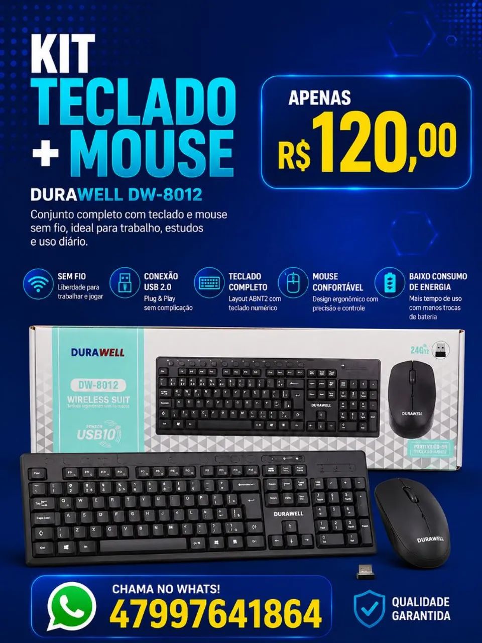 Kit teclado+mouse