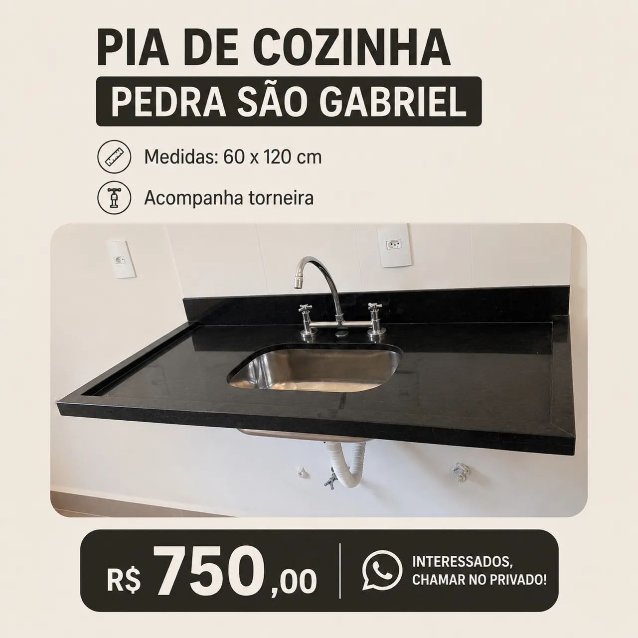 Pia cozinha completa 