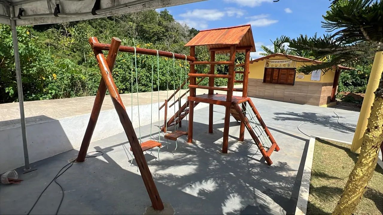 Parquinho de madeira de eucalipto  - Foto 3