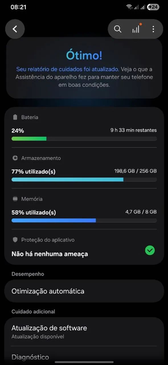 Samsung Galaxy A15 256GB / 8GB RAM 4G - Bem Cuidado - Com Caixa e Capinha  - Foto 2