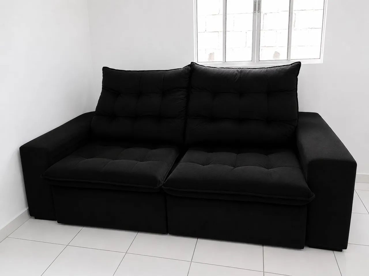 Vendo sofá preto 2 lugares!!!