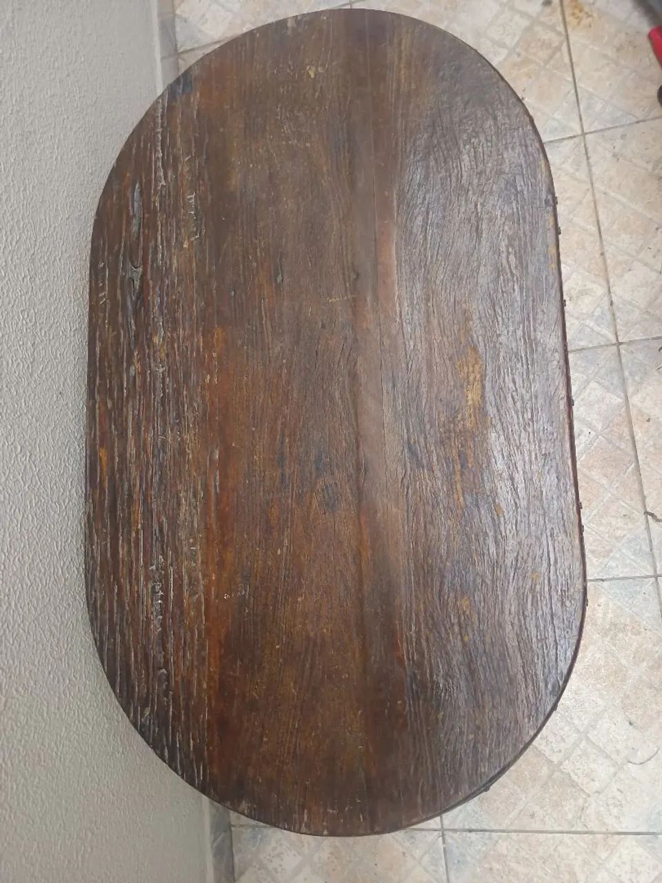 Mesa de centro em madeira e ferro - Foto 3