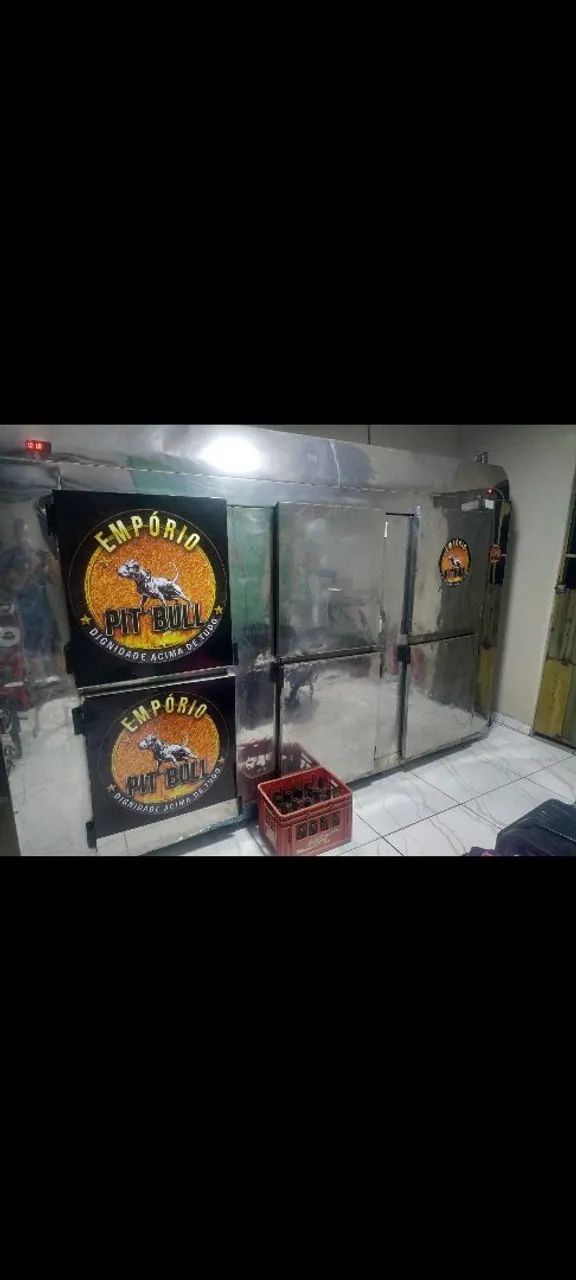 Câmara Fria Comercial Grande para Bebidas, Mercado, Açougue e Distribuidora