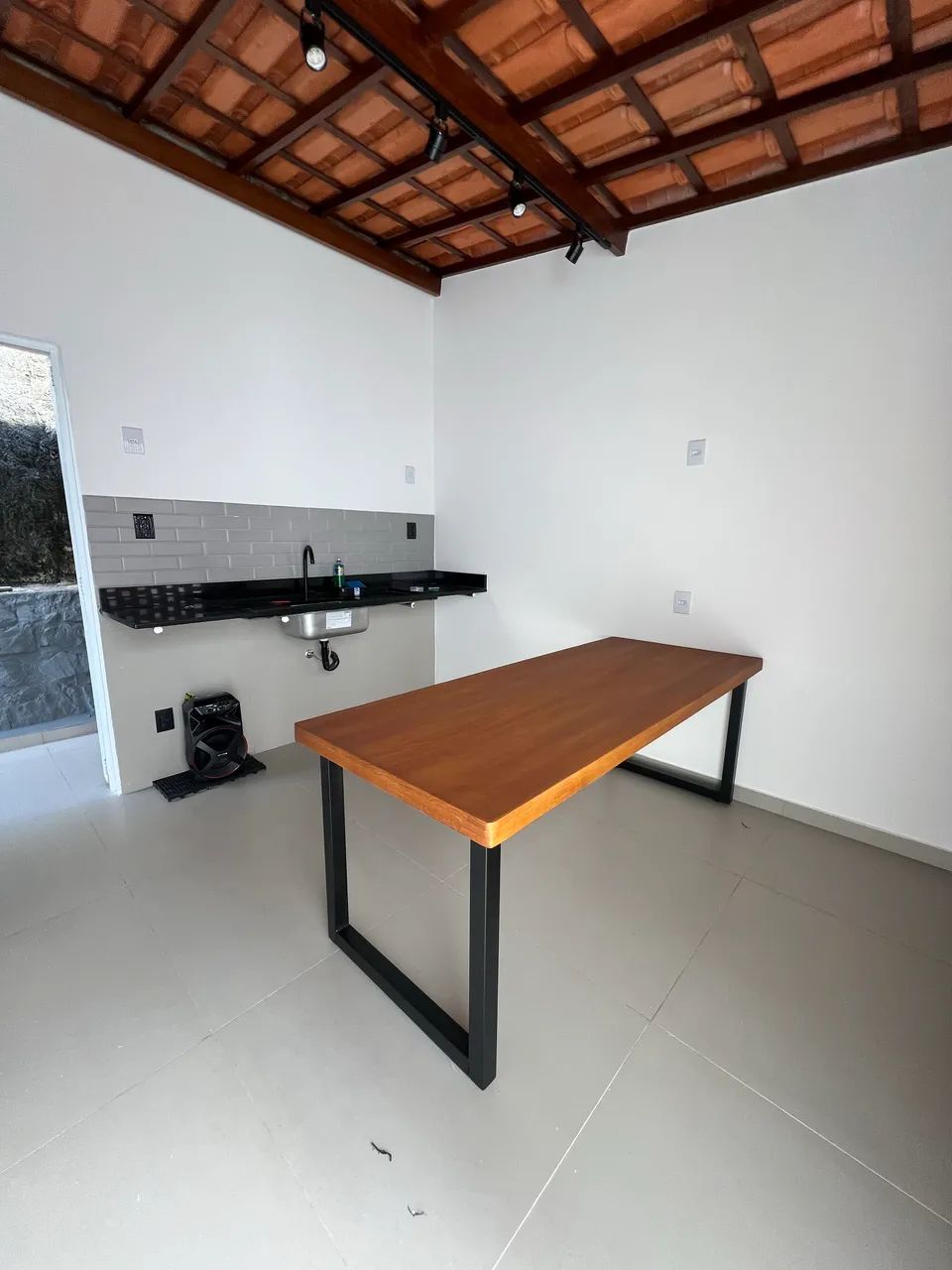 Mesa industrial Rústica
