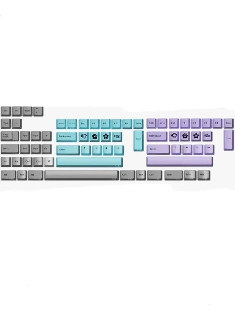Conjunto De Teclas Akko Silent Cherry 177 Teclas