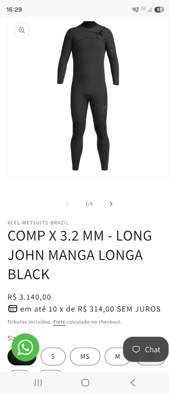 Long John Xcel CompX - Foto 2