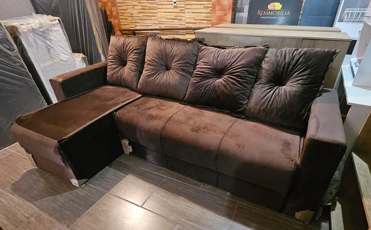 SOFA CHASE FIXO NOVO ENTREGAMOS - Foto 2
