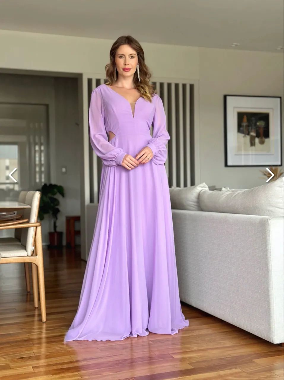 VESTIDO LILÁS DE FESTA - Foto 2