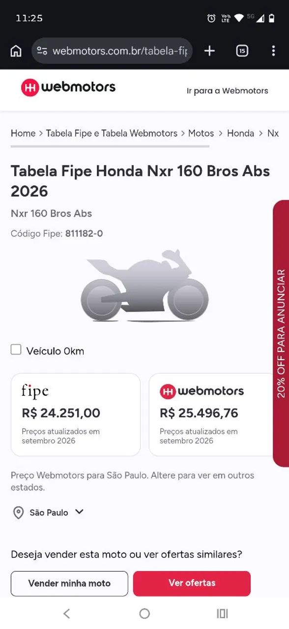 BROS 160