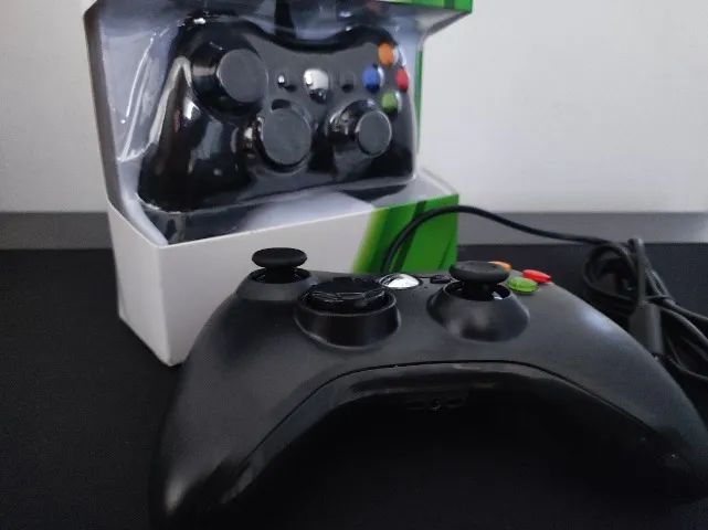 Controle USB para Xbox 360 e PC - Novo  - Foto 3