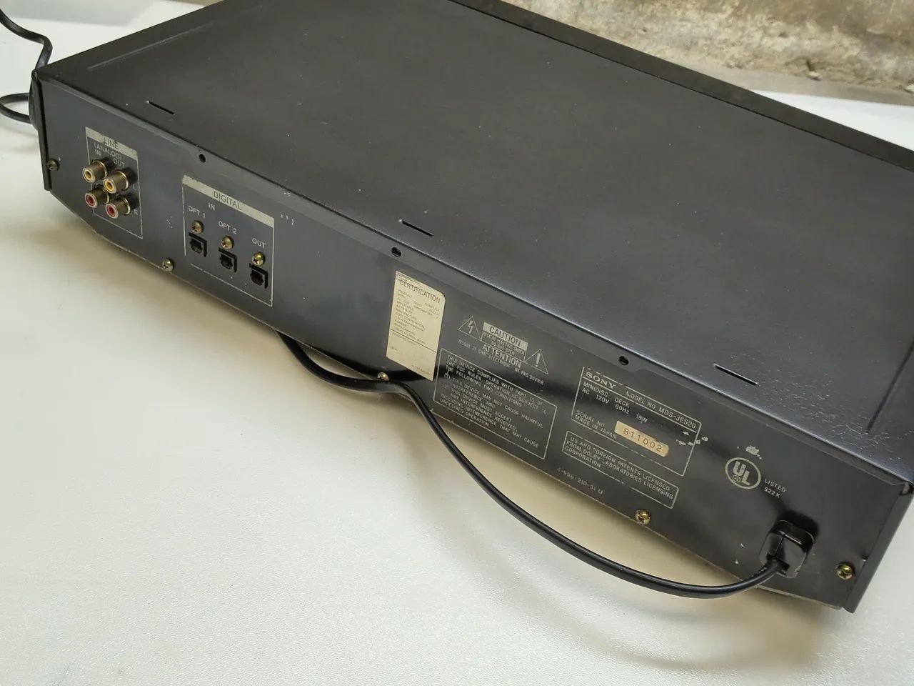 Mini disc sony MDS je520  - Foto 5