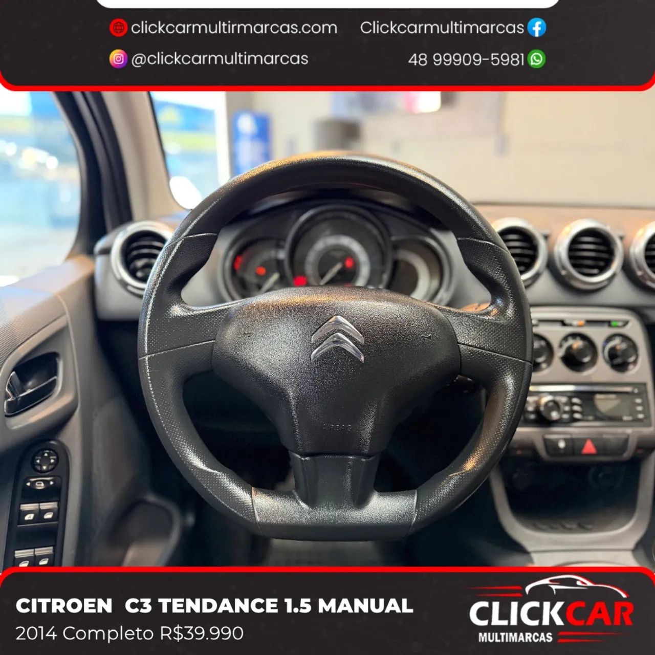 Citroen C3 Tendance 1.5 Flex 8V 5P Mec. 2014 - Foto 2