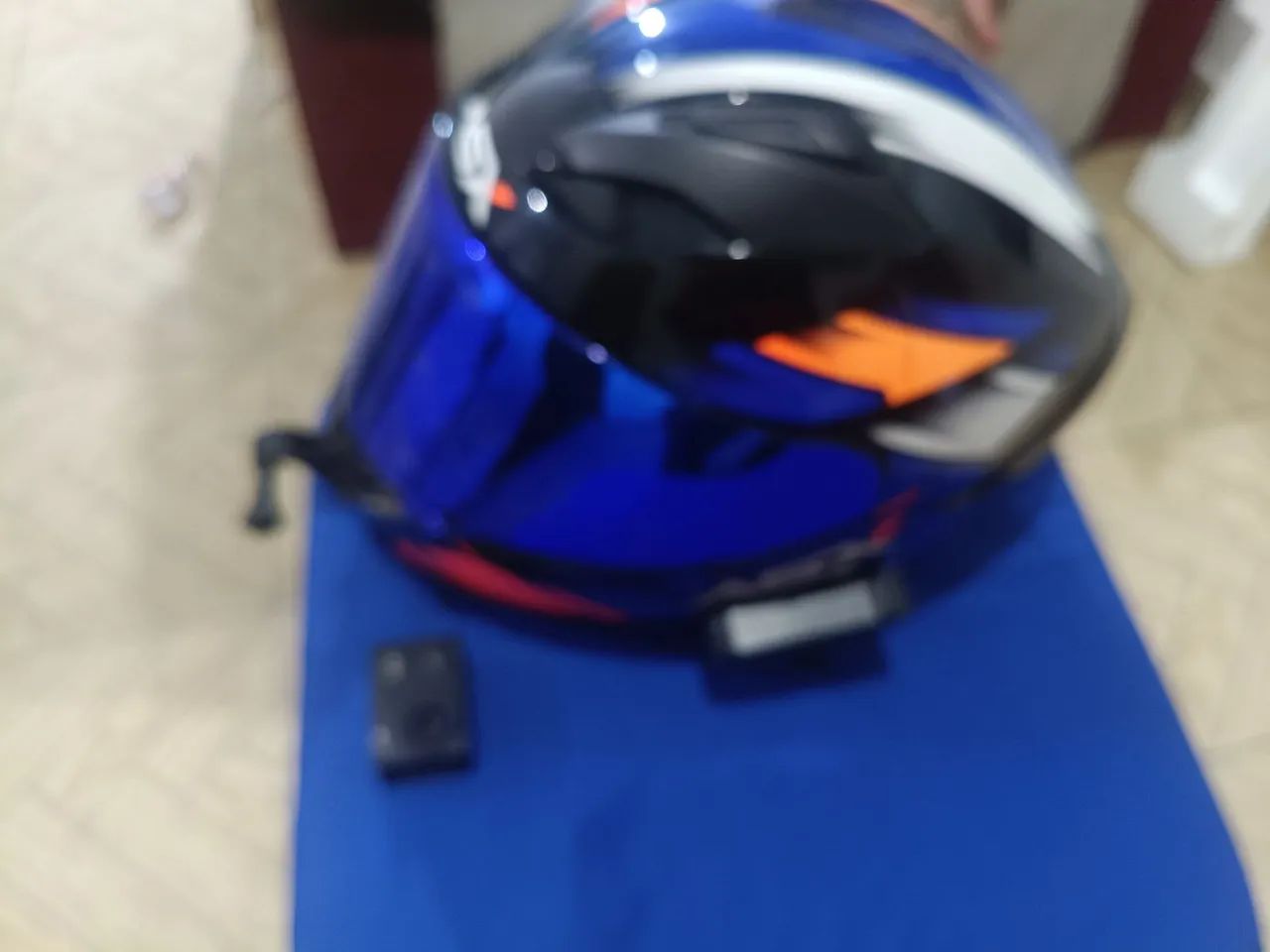 Capacete ASX com interfone mais câmera 4k - Foto 3