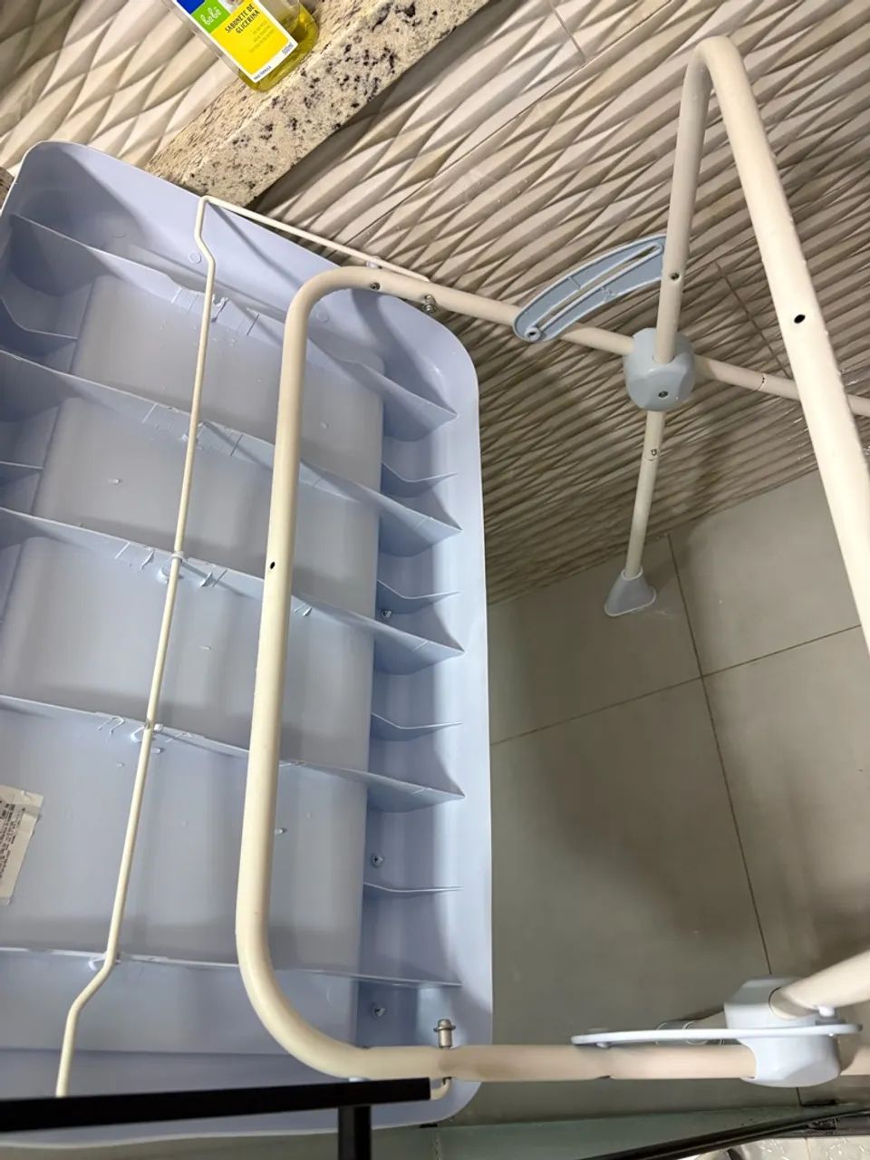 Banheira com trocador azul - Foto 3