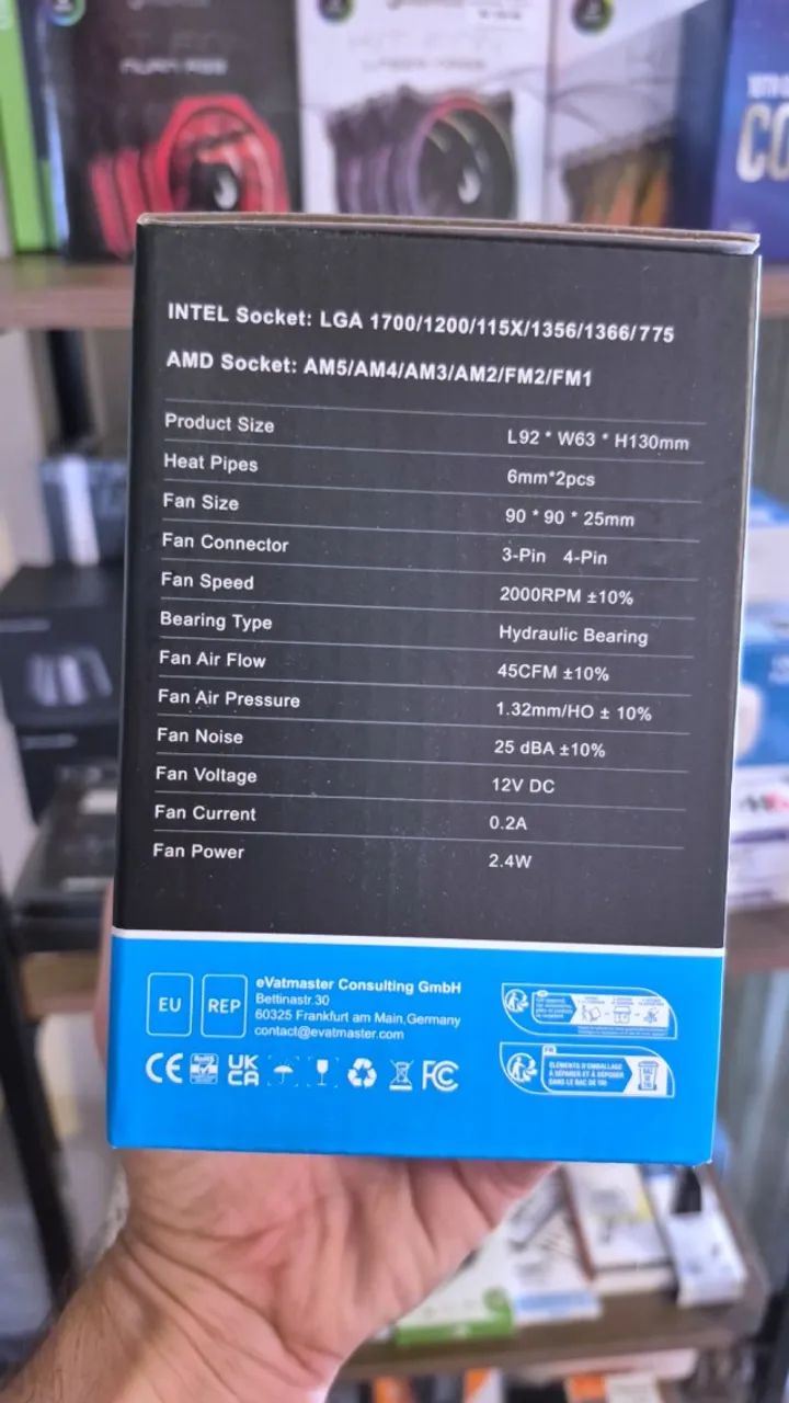 Cooler AMD e Intel, Snowman, novo, lacrado, com garantia - Foto 4