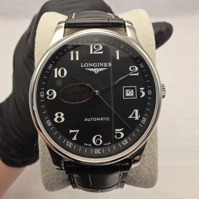 RELÓGIO MASCULINO LONGINES - AUTOMÁTICO COURO PRETO - Foto 4