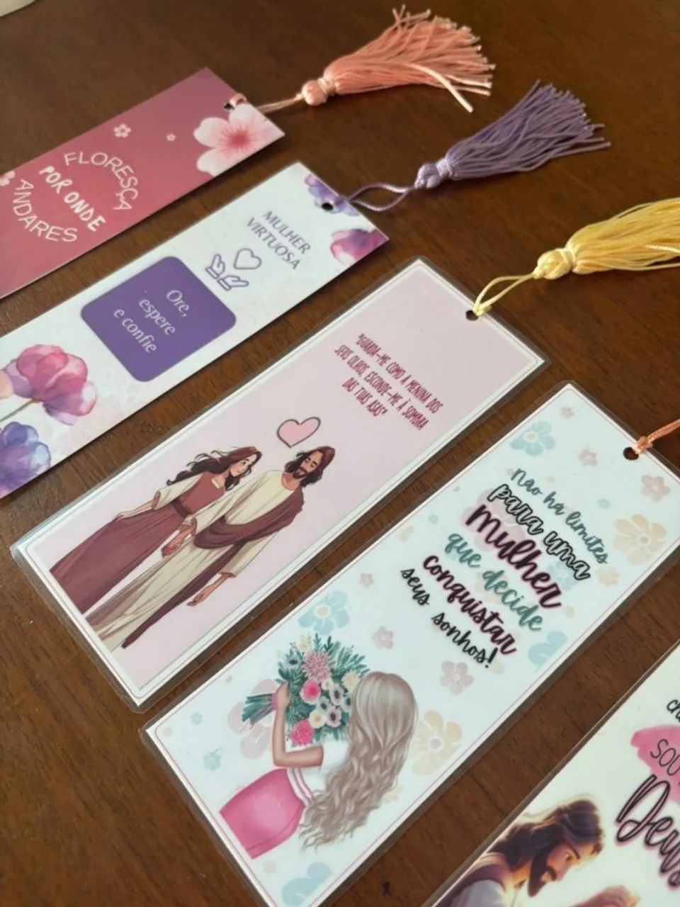 Custom Bookmarks with Tassel – Laminated and Durable
