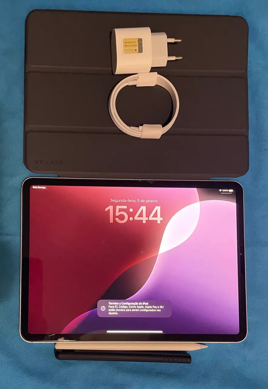 iPad Pro M2 (4ª geração) 11p 256GB Wi-Fi e 5G Cinza Espacial  + Apple Pencil (2ª geração) - Foto 2