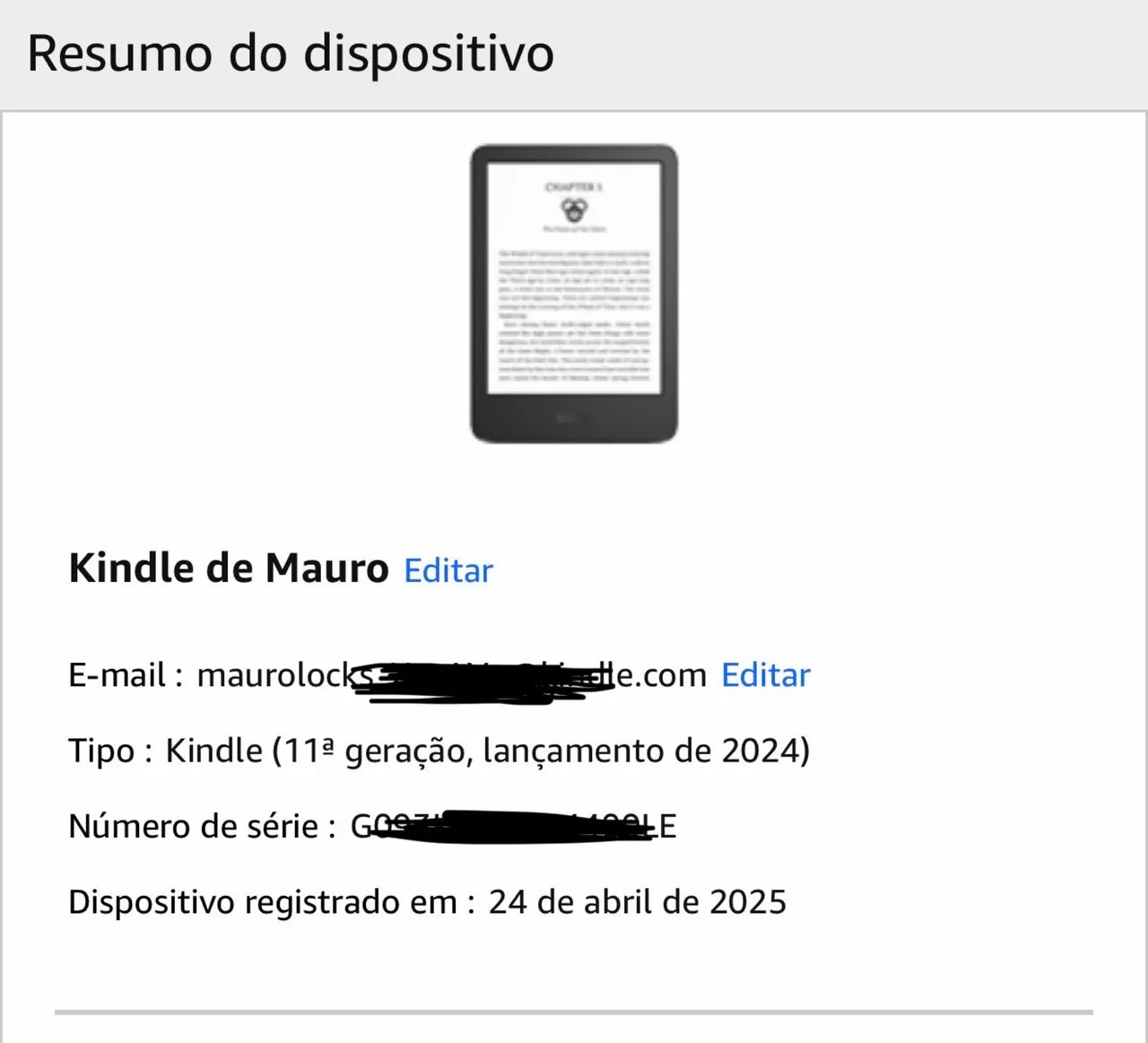 Kindle 11ª geração  - Foto 4