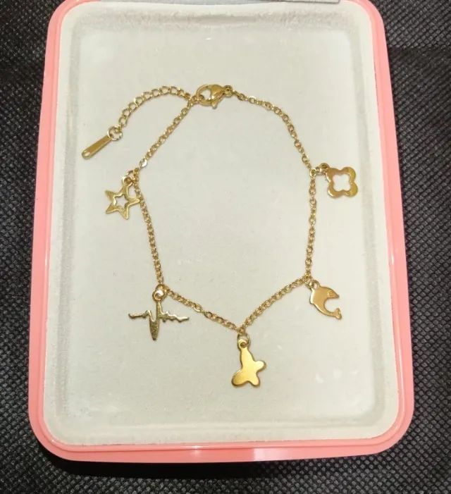 Colar, pulseiras e brincos - Foto 3