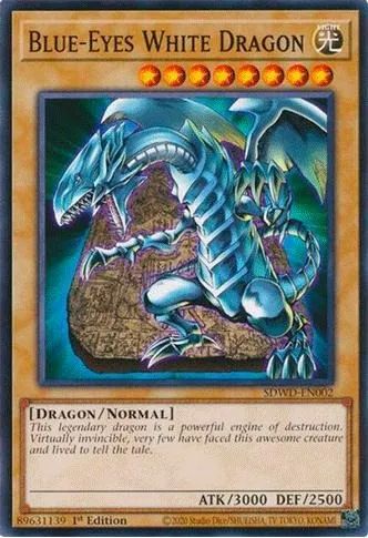 Yugioh!!! Blue-Eyes White Dragon (SDWD-PT002) common