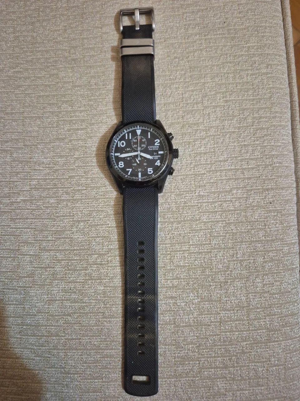 Relógio Citizen Eco-Drive Chronograph CA0255-01E (Funcionando 100%) - Foto 3
