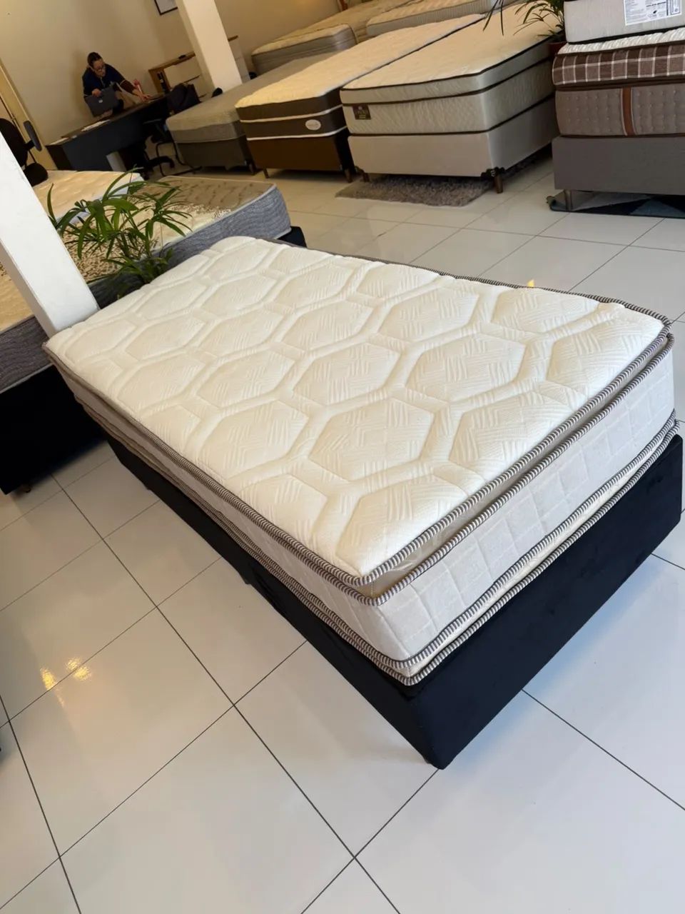 Cama Box Solteiro SILK SEMINOVA - ENTREGO  - Foto 4