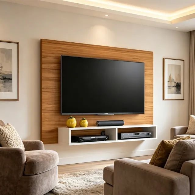 Novidade em estoque!! Painel Eros Larg. 1.20m  para TVs até 43 Polegadas - Receba amanhã!