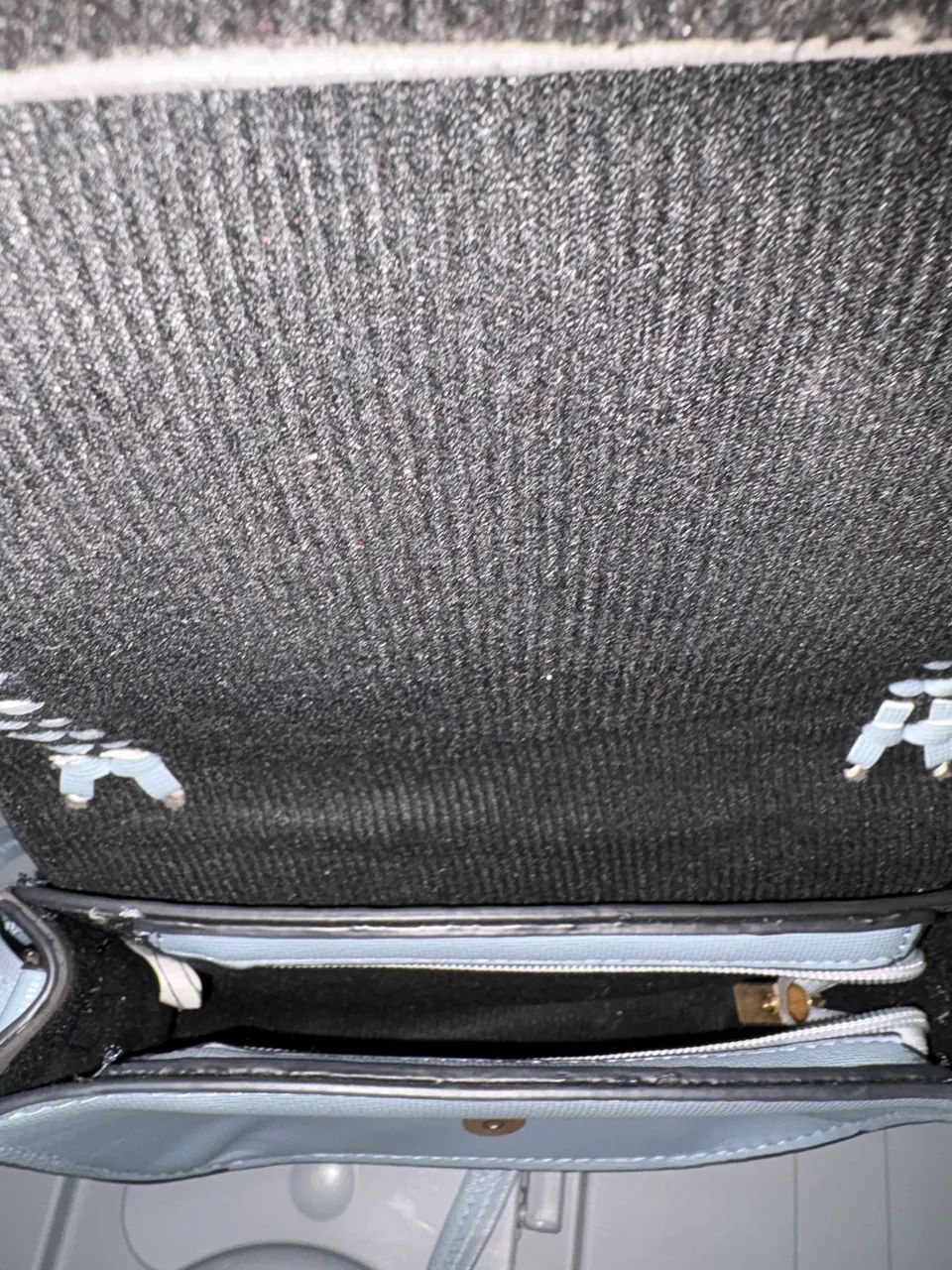 bolsa azul acinzentada de ombro (cerca 20cm) - Foto 2