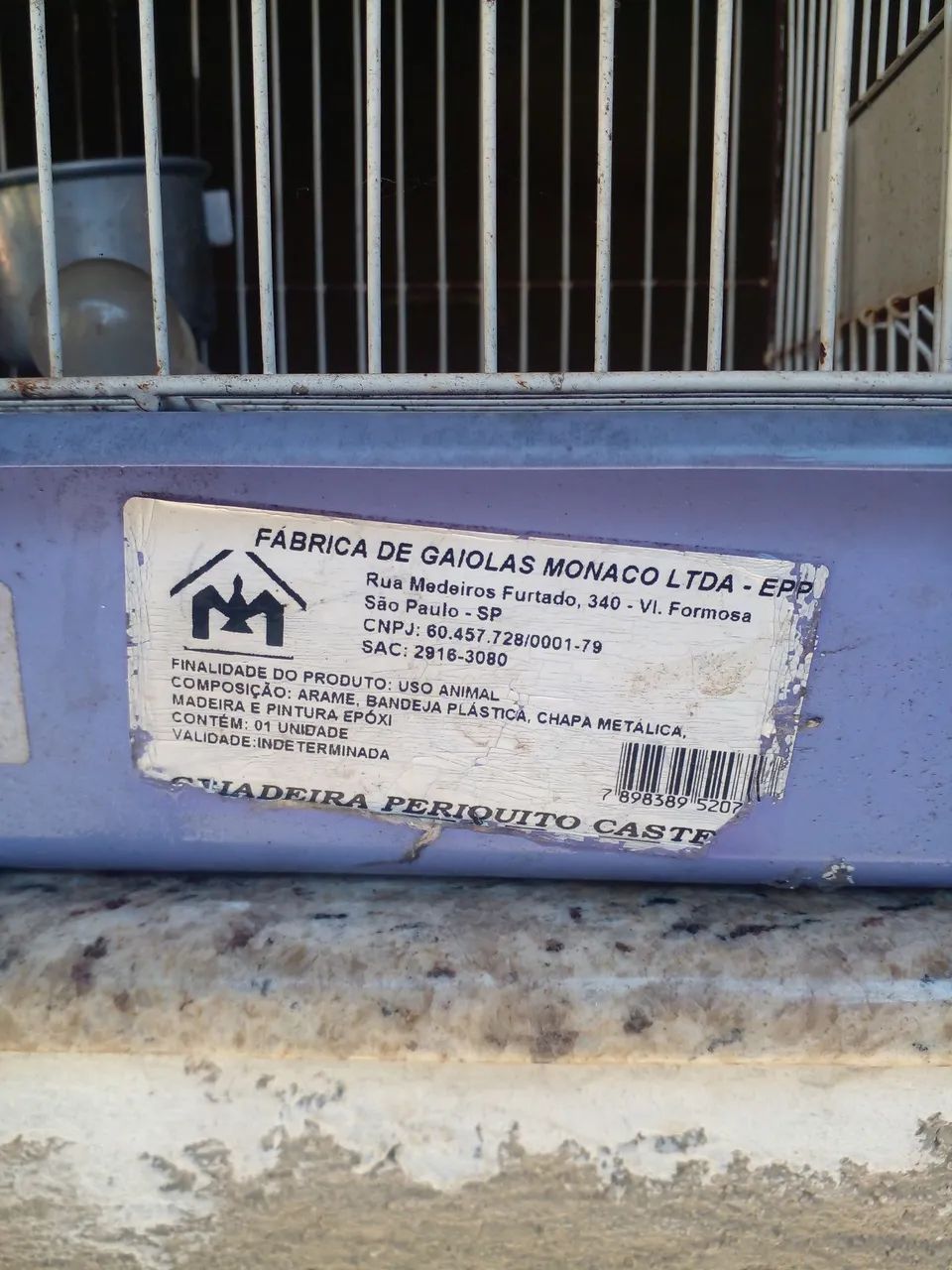 Gaiola em metal, modelo castelo - Foto 2