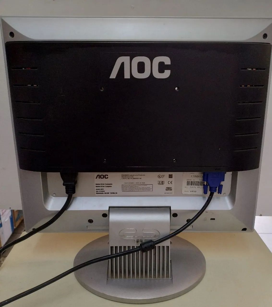 Monitor *AOC LM722 17 polegadas* LCD.  - Foto 2