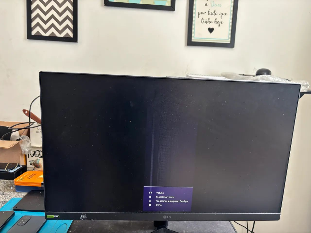 Monitor LG 24gs (defeito na tela)  - Foto 5