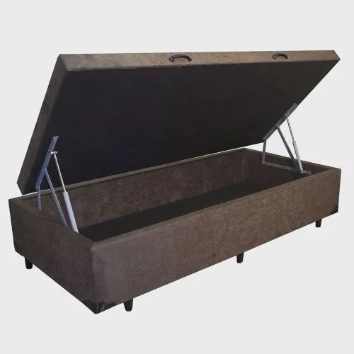 Cama box com baú solteiro 88x188x40 - Foto 5