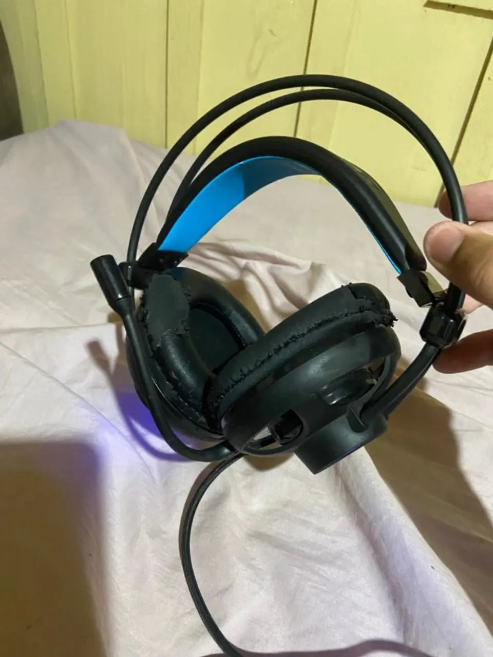 Headset Gamer Fortrek PRO H2 com LED Azul, P2, Preto - H2 - Foto 2